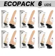ECOPACK 6 UNITÉS - BASECOCK VIBRATEUR NATUREL RÉALISTE TÉLÉCOMMANDE 19 CM -O- 4 CM ECOPACK 6 UNITÉS - BASECOCK VIBRATEUR NATUREL RÉALISTE TÉLÉCOMMANDE 19 CM -O- 4 CM