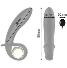 IBIZA - TELECOMANDO POTENTE VIBRATORE ANALE-VAGINALE GONFIABILE