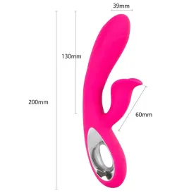 ARMONY - DARO VIBRATOR and PULL RING STIMULATOR FUCHSIA