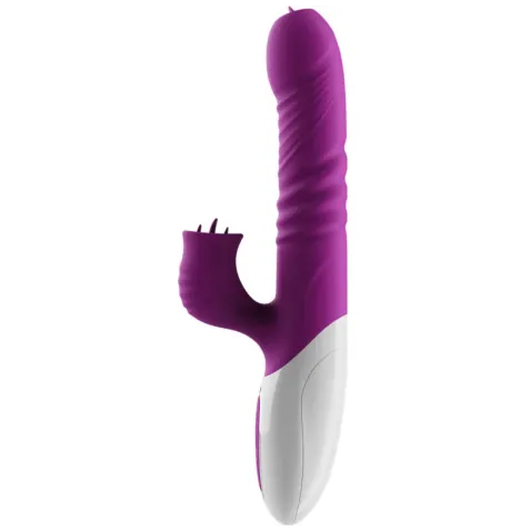 ARMONY - DOUBLE TONGUE VIBRATOR and THRUSTING VIOLET HEAT EFFECT
