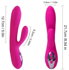 ARMONY - FLEXIBLE VIBRATOR and STIMULATOR WITH FUCHSIA HEAT EFFECT