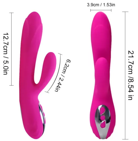 ARMONY - FLEXIBLER VIBRATOR and STIMULATOR MIT FUCHSIA-WRMEEFFEKT