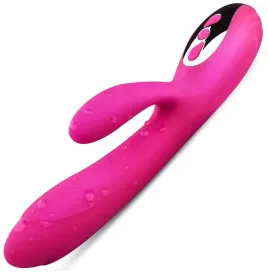 ARMONY - VIBRATEUR and STIMULATEUR FLEXIBLE EFFET CHALEUR FUCHSIA