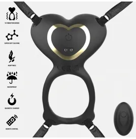 IBIZA - VIBRATORE DI COPPIA CON TELECOMANDO A CUORE