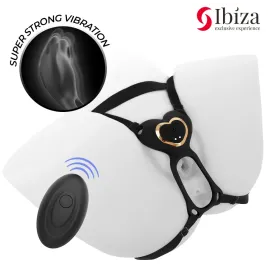IBIZA - VIBRATEUR COUPLE EN FORME DE CŒUR AVEC TÉLÉCOMMANDE