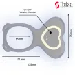 IBIZA - VIBRATORE DI COPPIA CON TELECOMANDO A CUORE IBIZA - VIBRATORE DI COPPIA CON TELECOMANDO A CUORE