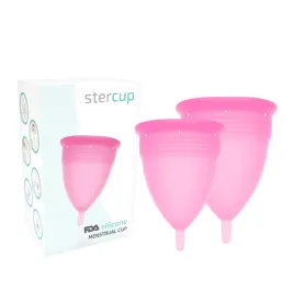 STERCUP - COPPA MESTRUALE IN SILICONE FDA TAGLIA S L ROSA