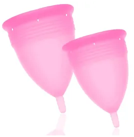 STERCUP - COPPA MESTRUALE IN SILICONE FDA TAGLIA S L ROSA