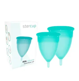 STERCUP - PACK COPA MENSTRUAL SILICONA FDA TALLA S L AQUAMARINA