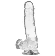 X RAY - HARNESS CLEAR COCK WITH BALLS 18.5 CM -O- 3.8 CM