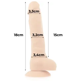 COCK MILLER - HARNESS SILIKON DICHTE ARTIKULIERBARES COCKSIL 18 CM