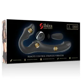 IBIZA - VIBRADOR STRAPLESS CONTROL REMOTO 3 MOTORES 1000 COMBINACIONES.