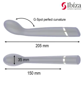 IBIZA - VIBRADOR PUNTO·G 10 VIBRACIONES RECARGABLE