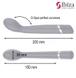 IBIZA - VIBRATEUR POINT G 10 VIBRATIONS RECHARGEABLE IBIZA - VIBRATEUR POINT G 10 VIBRATIONS RECHARGEABLE