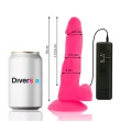 DIVERSIA - DILDO REALÍSTICO FLEXIBLE CON VIBRACIÓN ROSA 18 CM -O- 4 CM DIVERSIA - DILDO REALÍSTICO FLEXIBLE CON VIBRACIÓN ROSA 18 CM -O- 4 CM