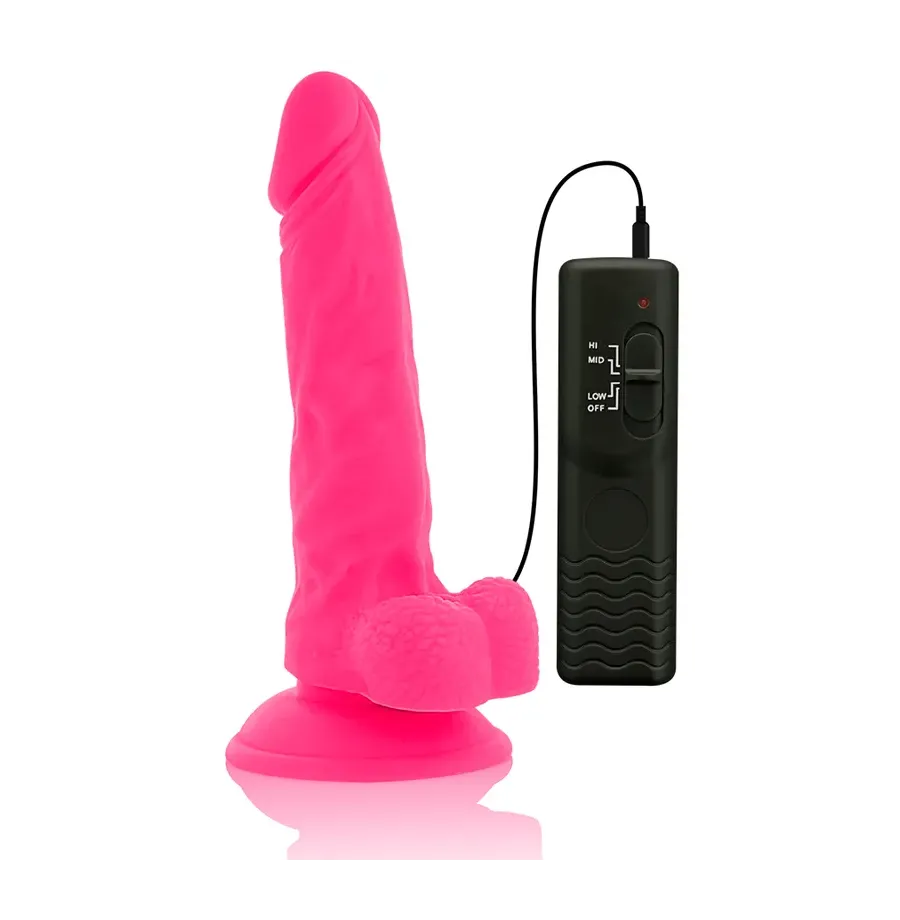 DIVERSIA - FLEXIBLER VIBRIERENDER DILDO ROSA 18 CM -O- 4 CM DIVERSIA - FLEXIBLER VIBRIERENDER DILDO ROSA 18 CM -O- 4 CM