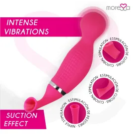 MORESSA - KIRK DUO SUCTION MULTI-PERFORMANCE MASSAGER PREMIUM SILICONE RECHARGEABLE