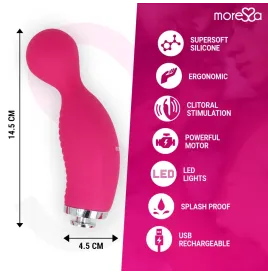 MORESSA - KIRK DUO ASPIRATION MASSEUR MULTI-PERFORMANCES SILICONE PREMIUM RECHARGEABLE