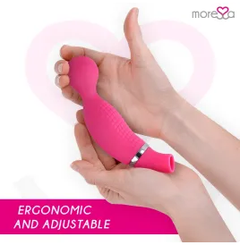 MORESSA - KIRK DUO ASPIRATION MASSEUR MULTI-PERFORMANCES SILICONE PREMIUM RECHARGEABLE