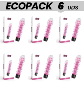 ECOPACK 6 UNITÉS - VIBRATEUR GLOSSY AXEL ROSE