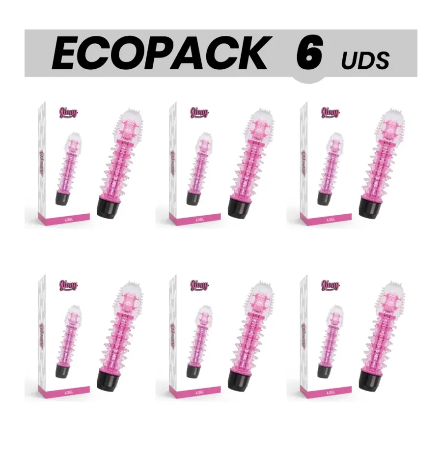 ECOPACK 6 EINHEITEN - GLOSSY AXELVIBRATOR ROSA ECOPACK 6 EINHEITEN - GLOSSY AXELVIBRATOR ROSA