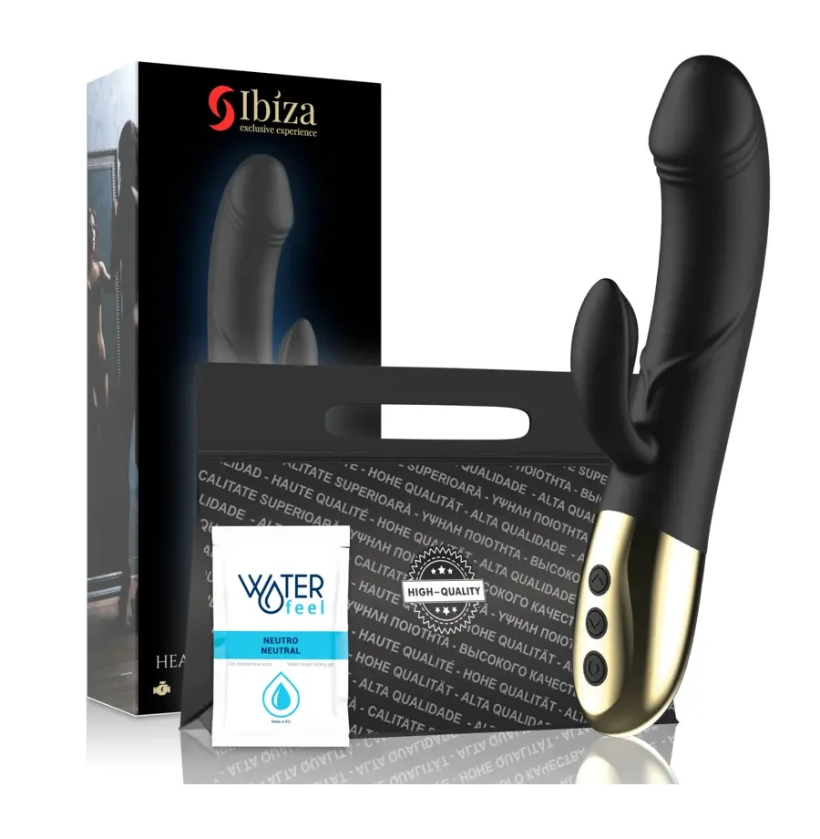 IBIZA - POTENTE VIBRATORE ANATOMICO CON CONIGLIO IBIZA - POTENTE VIBRATORE ANATOMICO CON CONIGLIO