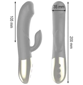 IBIZA - POWERFUL ANATOMICAL VIBRATOR WITH RABBIT