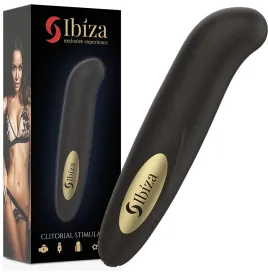 IBIZA - CLIT STIMULATOR USB CHARGER 10 VIBRATION MODES GOLDEN 13 X 2,9 CM