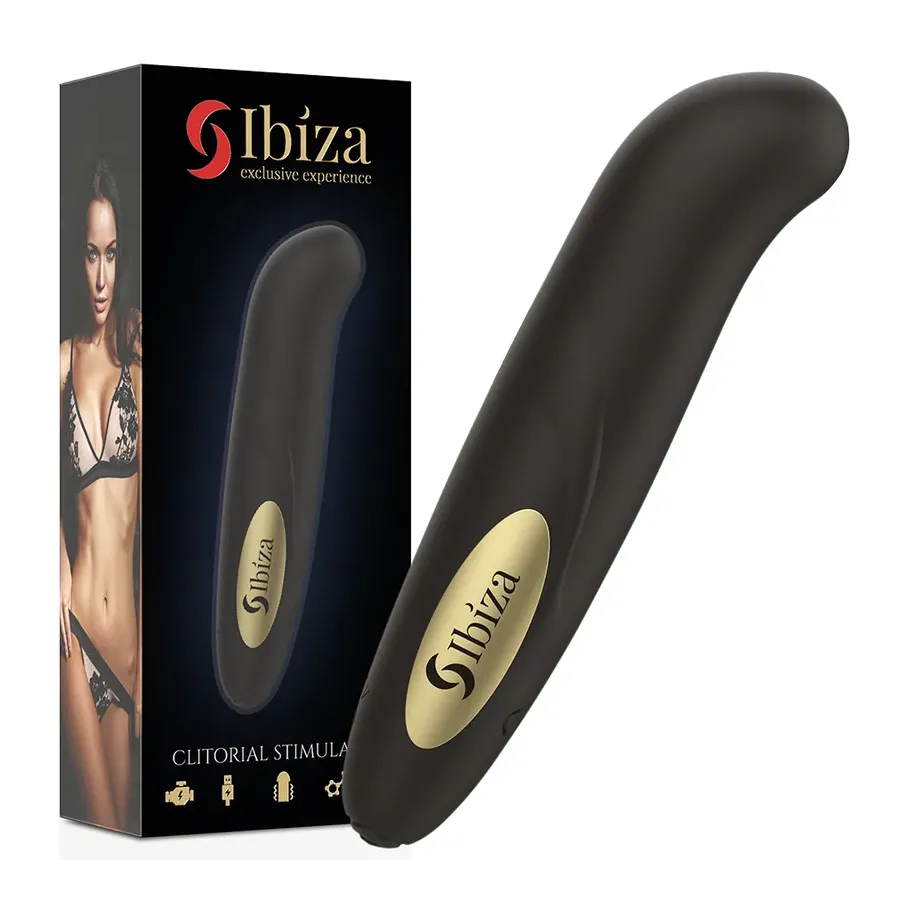IBIZA - STIMOLATORE CLITORIDE CARICATORE USB 10 MODALIT VIBRAZIONE DORATO 13 X 2,9 CM IBIZA - STIMOLATORE CLITORIDE CARICATORE USB 10 MODALIT VIBRAZIONE DORATO 13 X 2,9 CM