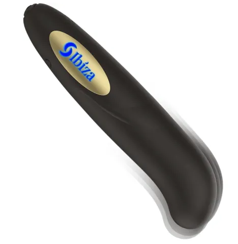 IBIZA - KLITERSTIMULATOR USB-LADEGERT 10 VIBRATIONSMODI GOLDEN 13 X 2,9 CM