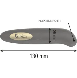 IBIZA - CLIT STIMULATOR USB CHARGER 10 VIBRATION MODES GOLDEN 13 X 2,9 CM