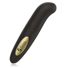 IBIZA - STIMOLATORE CLITORIDE CARICATORE USB 10 MODALIT VIBRAZIONE DORATO 13 X 2,9 CM