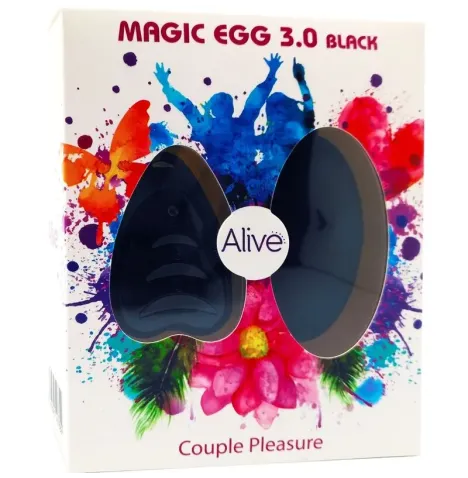 ALIVE - MAGIC EGG 3.0 VIBRATING EGG REMOTE CONTROL BLACK