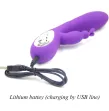 ARMONY - BELLA VIBRADOR RABBIT PULL RING VIOLETA ARMONY - BELLA VIBRADOR RABBIT PULL RING VIOLETA