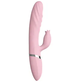 ARMONY - VIBRATOR and THRUSTING WITH PINK HEAT EFFECT TONGUE