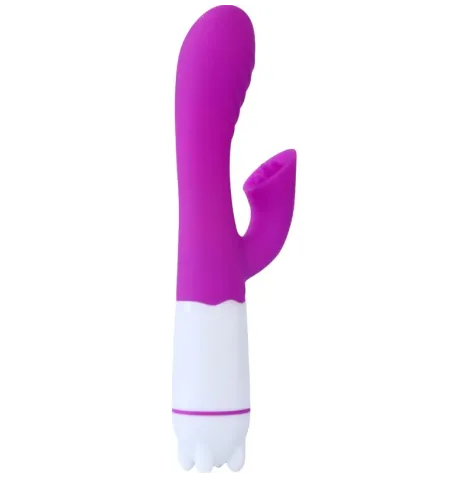 ARMONY - HAPPY VIBRATOR and STIMULATOR WITH VIOLET RECHARGEABLE TONGUE