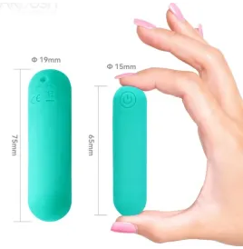 ARMONY - SPLASH HAHA VIBRATEUR BULLET SILICONE 10 VIBRATIONS 75 X 19 CM VERT