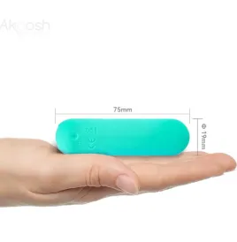 ARMONY - SPLASH JOIE VIBRATOR BULLET SILICONE REMOTE CONTROL 10 VIBRATIONS 75 X 19 CM GREEN