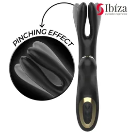 IBIZA - DOUBLE VIBRATOR CLAMPING BLACK