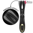 IBIZA - DOUBLE VIBRATOR CLAMPING BLACK IBIZA - DOUBLE VIBRATOR CLAMPING BLACK