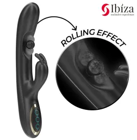 IBIZA - VIBRATEUR RABBIT PUISSANT AVEC PERLE ROULANTE MASSANTE