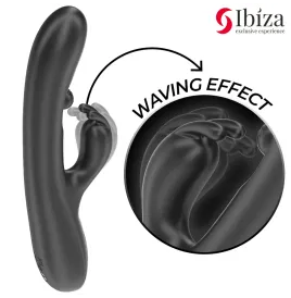 IBIZA - POWERFUL RABBIT VIBRATOR WITH MASSAGING ROLLING PEARL