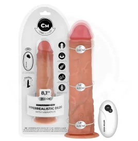 COCK MILLER - REALISTIC DILDO WITH SUCTION CUP AND REMOTE CONTROL VIBRATION 20.5 CM