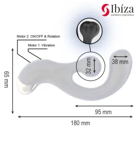 IBIZA - STIMULATEUR VIBRANT ET ROTATIF
