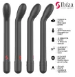 IBIZA - VIBRATORE PER IL PUNTO G NERO CON VIBRAZIONE