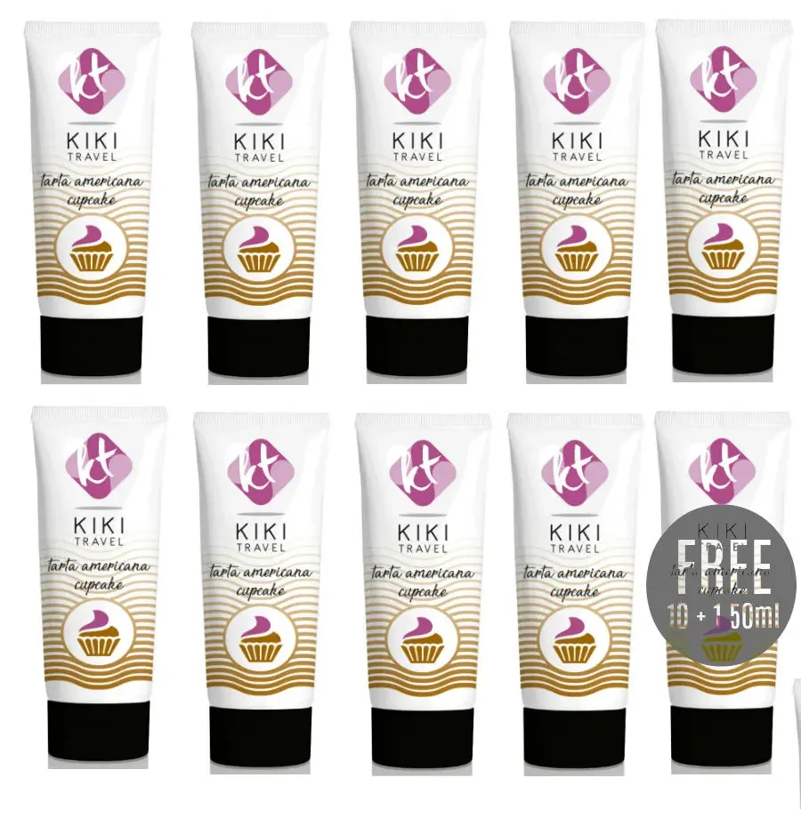 KIKÍ TRAVEL - LUBRIFIANT CUPCAKE 50 ML 10 1 GRATUIT KIKÍ TRAVEL - LUBRIFIANT CUPCAKE 50 ML 10 1 GRATUIT