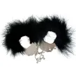 ADRIEN LASTIC - MANETTE IN METALLO CON PIUME NERE ADRIEN LASTIC - MANETTE IN METALLO CON PIUME NERE