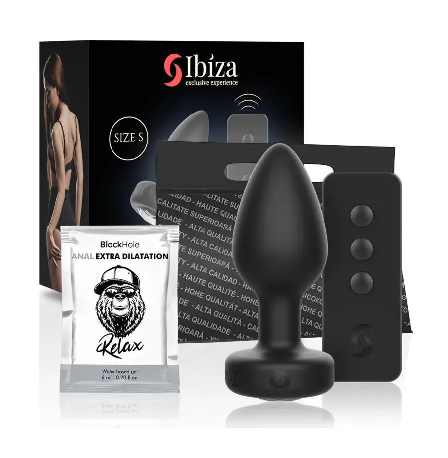 IBIZA - PLUG ANAL CONTROL REMOTO TALLA S IBIZA - PLUG ANAL CONTROL REMOTO TALLA S