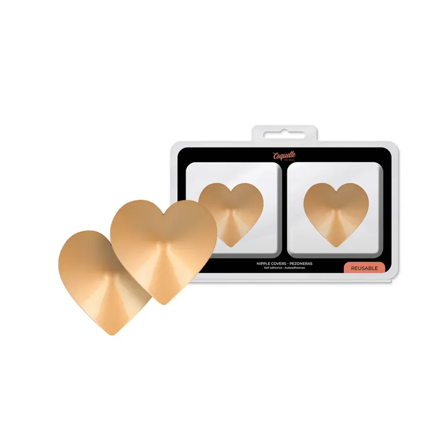 COQUETTE CHIC DESIRE - CUBRE PEZONES METAL CORAZONES DORADOS COQUETTE CHIC DESIRE - CUBRE PEZONES METAL CORAZONES DORADOS