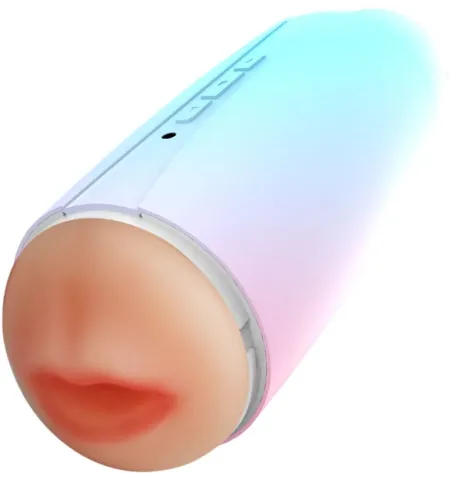 ARMONY - MASTURBATEUR VIBRATEUR DOUBLE VAGIN ET BOUCHE ARC-EN-CIEL
